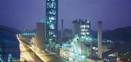 Chogging in cement works at night , Chongging , China 