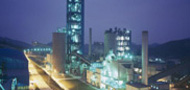 The Chogging in cement works at night , Chongging , China 